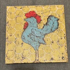 Colorful Rooster Canvas Art
